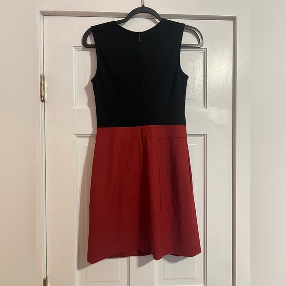 #133 THEORY • DARUA •COLOR BLOCK DRESS - Picture 4 of 8